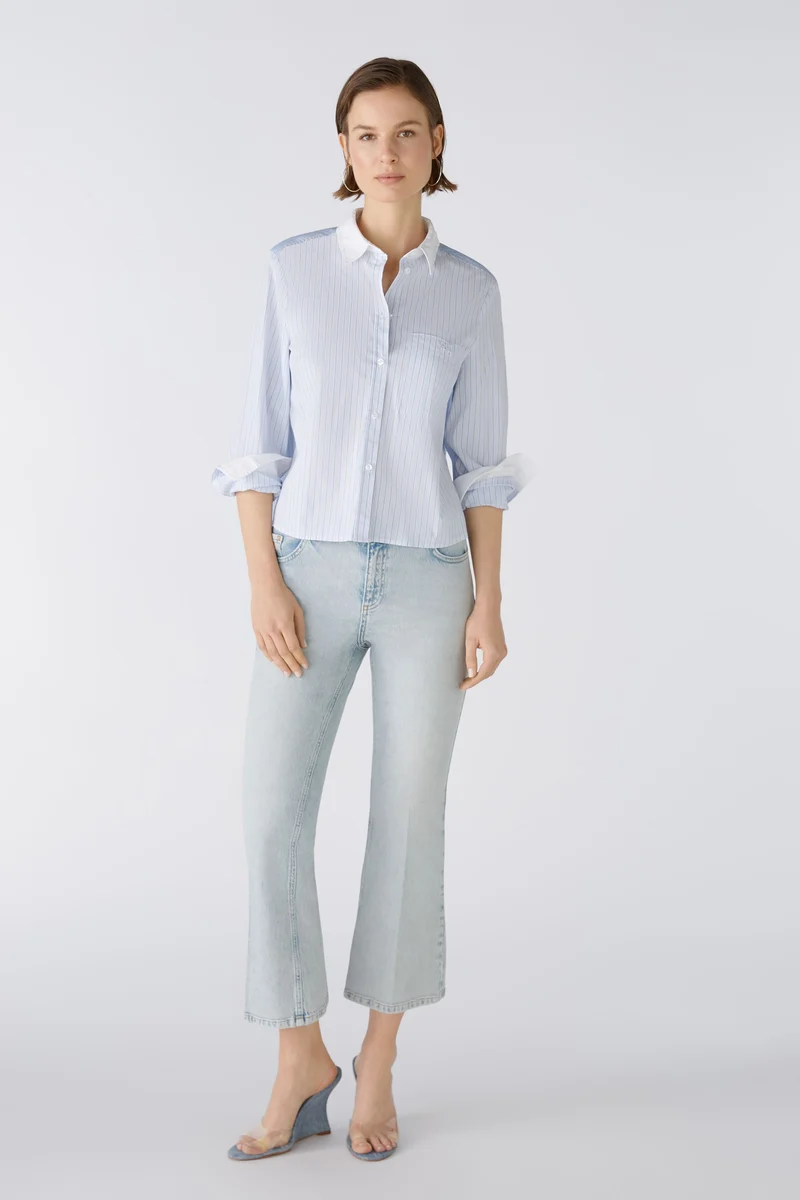 Jeans EASY KICK mid waist, cropped